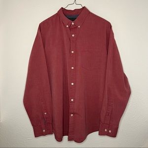 Banana Republic Red Button Down